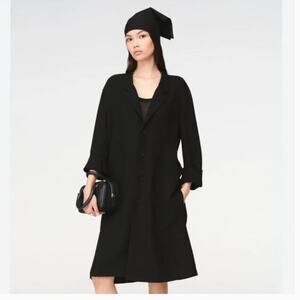 ZARA x STEVEN MEISEL Black Shirt Dress Size XS